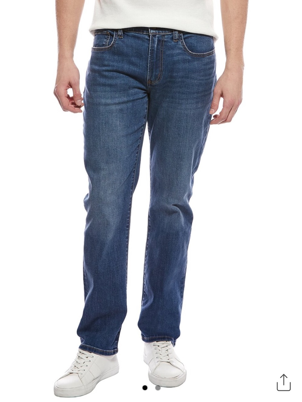 Hudson Jeans Byron Liszt Straight-Leg Jeans - Medium Blue